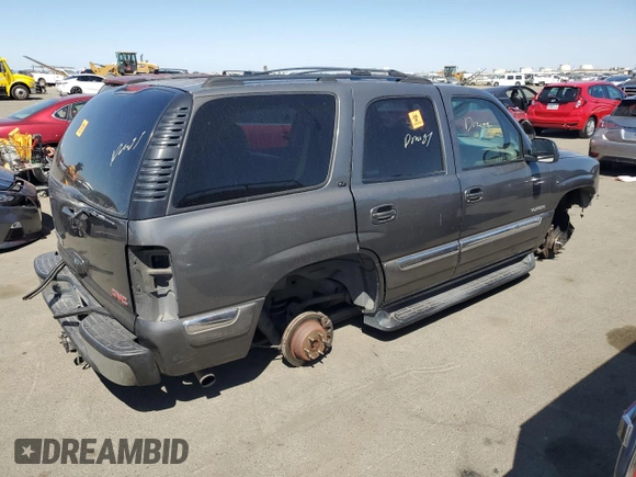 2002 GMC Yukon SLT with VIN 1GKEK13T62J122777, listed as a Copart auction lot 69282264 with 0 mi miles and Salvage Title. Bid and sale history available at carsss.com. Image 3.