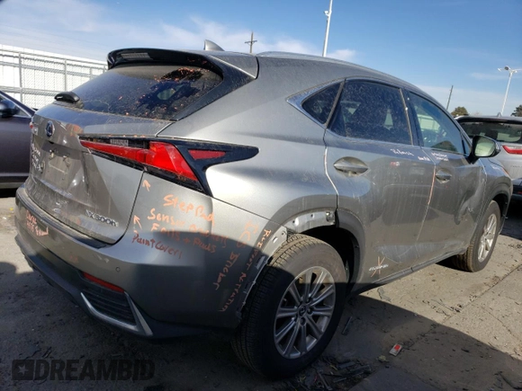 2021 Lexus NX 300h with VIN JTJDJRDZ7M2154210, listed as a Copart auction lot 44276405 with 35,262 mi miles and Clean title. Bid and sale history available at DreamBid. Image 3.