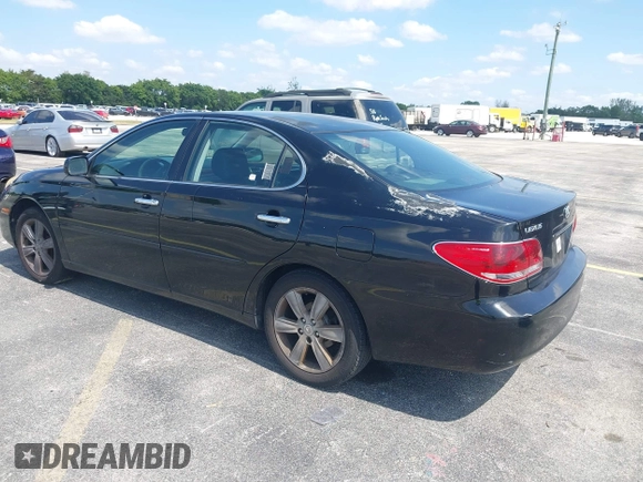 2005 Lexus ES 350 z VIN JTHBA30G655127140, wystawiony jako IAAI lot #42219708 z przebiegiem 206 731 mil mil oraz . Historia ofert i sprzedaży dostępna na DreamBid. Obrazek 3.