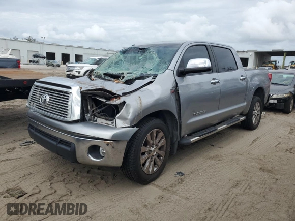 2012 Toyota Tundra 4WD Truck LTD with VIN 5TFHW5F11CX257551, listed as a Copart auction lot 79995204 with 0 mi miles and Salvage Title. Bid and sale history available at carsss.com. Image 1.