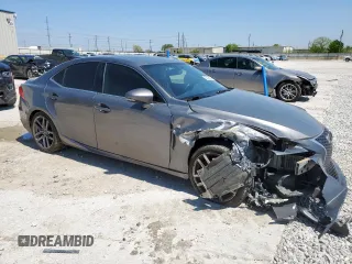 2015 Lexus IS 350 with VIN JTHBE1D27F5017920, listed as a Copart auction lot 52095265 with 114,011 mi miles and Salvage title. Bid and sale history available at DreamBid. Image 4.