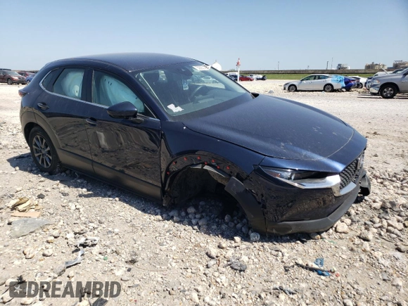 2023 Mazda CX-30 S with VIN 3MVDMBAM7PM520298, listed as a Copart auction lot 52251295 with 19,196 mi miles and Salvage Title. Bid and sale history available at carsss.com. Image 4.