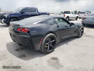 2017 Chevrolet Corvette 3LT with VIN 1G1YF2D71H5108025, listed as a Copart auction lot 61598184 with 42,167 mi miles and Salvage Title. Bid and sale history available at carsss.com. Image 3.