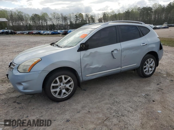 2012 Nissan Rogue S with VIN JN8AS5MT3CW273987, listed as a Copart auction lot 50877355 with 186,299 mi miles and Salvage Title. Bid and sale history available at DreamBid. Image 1.