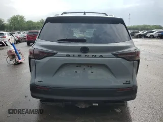2024 Toyota Sienna LE with VIN 5TDCSKFC2RS121742, listed as a Copart auction lot 56043664 with 0 mi miles and Salvage Title. Bid and sale history available at carsss.com. Image 6.