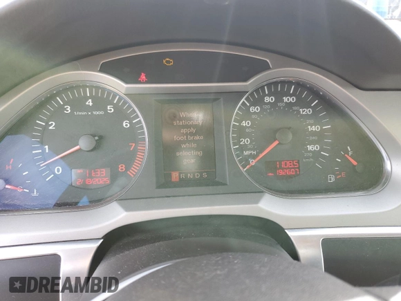 2008 Audi A6 z VIN WAUDH94FX8N044399, wystawiony jako Copart lot #45717125 z przebiegiem 192 607 mil mil oraz Szkoda całkowita • Salvage title. Historia ofert i sprzedaży dostępna na DreamBid. Obrazek 9.