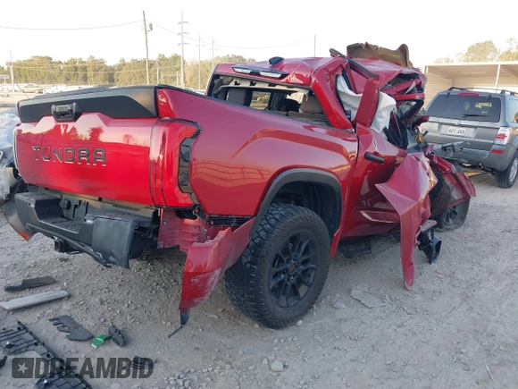 2022 Toyota Tundra SR5 with VIN 5TFLA5AB6NX006875, listed as a IAAI auction lot 40562206 with Not provided miles and . Bid and sale history available at DreamBid. Image 4.