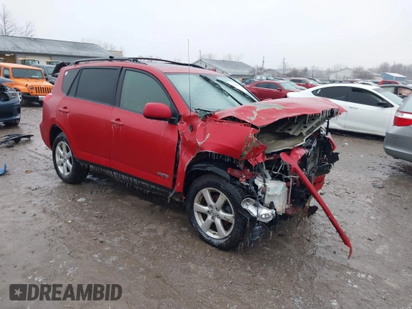 2007 Toyota RAV4 Limited with VIN JTMZK31V776003448, listed as a IAAI auction lot 41504699 with 216,628 mi miles. Bid and sale history available at carsss.com. Image 1.
