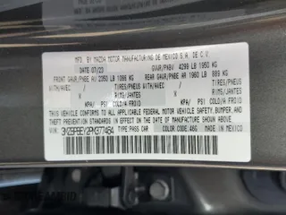 2023 Mazda 3 Premium Plus with VIN 3MZBPBEY2PM377464, listed as a Copart auction lot 83273744 with 6,299 mi miles and Salvage Title. Bid and sale history available at DreamBid. Image 13.