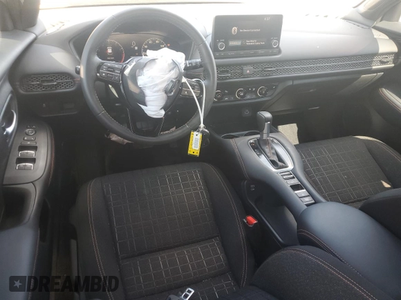 2024 Honda HR-V Sport with VIN 3CZRZ1H58RM752309, listed as a Copart auction lot 54977025 with 6,821 mi miles and Salvage title. Bid and sale history available at DreamBid. Image 8.