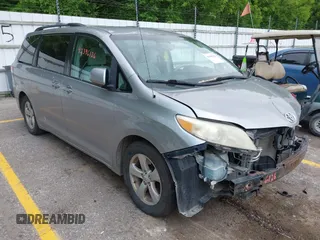 2011 Toyota Sienna LE AAS with VIN 5TDKK3DC5BS036145, listed as a IAAI auction lot 42396126 with 360,664 mi miles and . Bid and sale history available at DreamBid. Image 1.