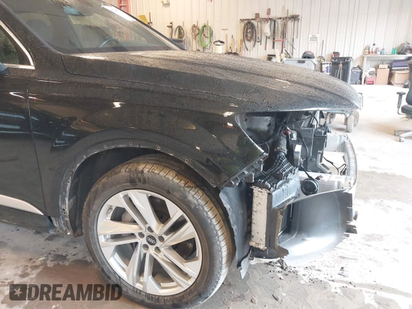 2023 Audi Q7 Premium with VIN WA1AXBF73PD000720, listed as a IAAI auction lot 42335398 with 26,736 mi miles and . Bid and sale history available at DreamBid. Image 18.