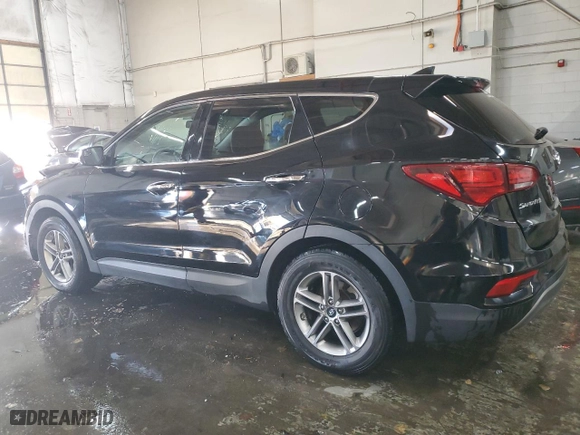 2017 Hyundai Santa Fe Sport 2.4L with VIN 5NMZTDLB5HH044803, listed as a Copart auction lot 87744205 with 109,305 mi miles and Salvage Title. Bid and sale history available at carsss.com. Image 2.