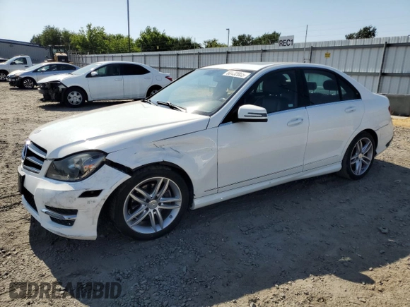 2014 Mercedes-Benz C 250 Sport with VIN WDDGF4HB2ER311836, listed as a Copart auction lot 60432065 with 170,911 mi miles and Salvage title. Bid and sale history available at DreamBid. Image 1.