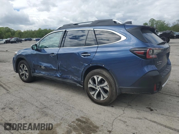 2020 Subaru Outback Touring with VIN 4S4BTAPC0L3138755, listed as a Copart auction lot 56010415 with 105,571 mi miles and Salvage title. Bid and sale history available at DreamBid. Image 2.