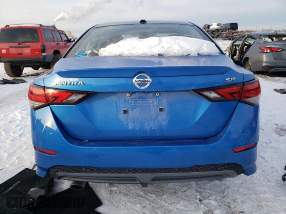 2021 Nissan Sentra SR with VIN 3N1AB8DV1MY241227, listed as a Copart auction lot 45109075 with Not Provided miles and Salvage Title. Bid and sale history available at carsss.com. Image 6.