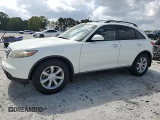 2005 Infiniti FX35 with VIN JNRAS08U25X109760, listed as a Copart auction lot 51894775 with 234,179 mi miles and Salvage Title. Bid and sale history available at carsss.com. Image 1.