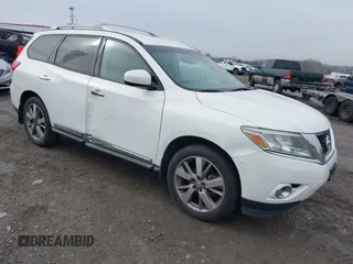 2013 Nissan Pathfinder SL with VIN 5N1AR2MN1DC646613, listed as a IAAI auction lot 41486430 with 102,094 mi miles and . Bid and sale history available at DreamBid. Image 1.