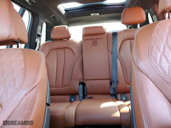 2022 BMW X7 M50i with VIN 5UXCX6C01N9J04750, listed as a Copart auction lot 50245325 with 25,341 mi miles and Salvage Title. Bid and sale history available at carsss.com. Image 10.
