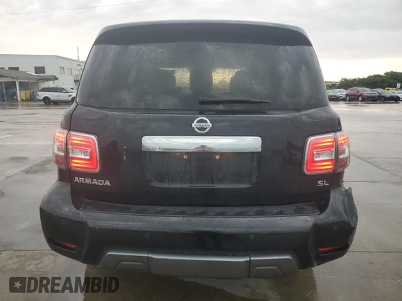 2020 Nissan Armada SL with VIN JN8AY2NC2L9618260, listed as a Copart auction lot 57082664 with 110,695 mi miles and Clean Title. Bid and sale history available at carsss.com. Image 6.