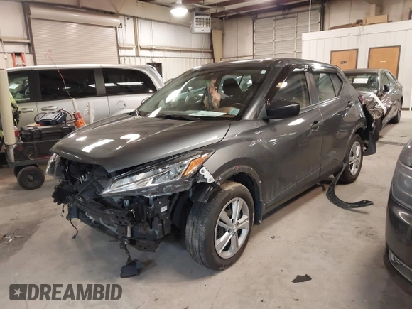 2021 Nissan Kicks S with VIN 3N1CP5BV1ML466739, listed as a IAAI auction lot 41628478 with 54,821 mi miles. Bid and sale history available at carsss.com. Image 18.