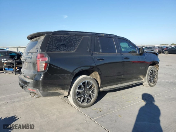 2022 Chevrolet Tahoe RST with VIN 1GNSKRKLXNR273195, listed as a Copart auction lot 76132594 with 31,621 mi miles and Salvage Title. Bid and sale history available at carsss.com. Image 3.