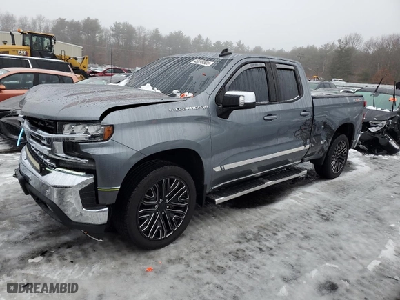 2019 Chevrolet Silverado 1500 LT with VIN 1GCRYDEDXKZ316281, listed as a Copart auction lot 45099525 with 71,355 mi miles and Salvage Title. Bid and sale history available at carsss.com. Image 1.