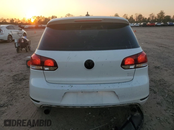 2012 Volkswagen GTI w/Conv & Sunroof with VIN WVWEV7AJXCW252931, listed as a Copart auction lot 84538064 with 126,899 mi miles and Salvage title. Bid and sale history available at DreamBid. Image 6.