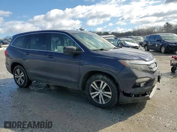 2017 Honda Pilot EX-L with VIN 5FNYF6H53HB035987, listed as a Copart auction lot 45834495 with 163,365 mi miles and Non Repairable. Bid and sale history available at DreamBid. Image 12.