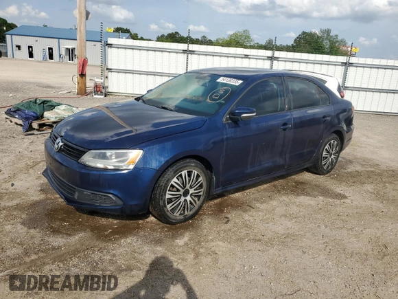 2012 Volkswagen Jetta Sedan SE w/Convenience PZEV with VIN 3VWDP7AJ4CM049892, listed as a Copart auction lot 54138335 with 212,484 mi miles and Clean Title. Bid and sale history available at carsss.com. Image 1.