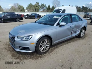 2017 Audi A4 Premium z VIN WAUANAF43HA033714, wystawiony jako Copart lot #52819735 z przebiegiem 104 977 mil mil oraz Szkoda całkowita • Salvage title. Historia ofert i sprzedaży dostępna na DreamBid. Obrazek 1.
