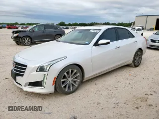 2016 Cadillac CTS Luxury Collection RWD with VIN 1G6AR5SX0G0109797, listed as a Copart auction lot 57566185 with 76,394 mi miles and Salvage title. Bid and sale history available at DreamBid. Image 1.