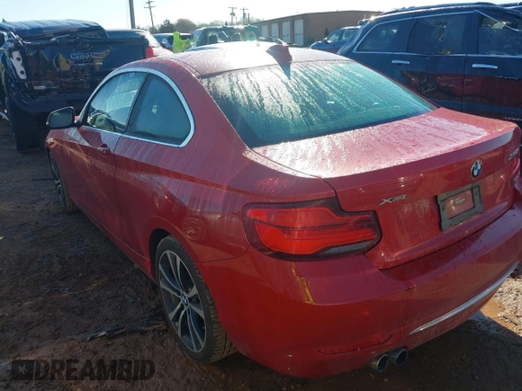2018 BMW 2 Series 230i xDrive with VIN WBA2J3C56JVD48713, listed as a IAAI auction lot 41861277 with 103,706 mi miles and . Bid and sale history available at carsss.com. Image 3.
