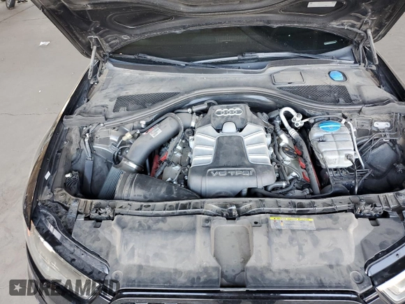 2013 Audi A6 Prestige with VIN WAUHGAFC7DN154314, listed as a Copart auction lot 61223915 with 84,672 mi miles and Salvage title. Bid and sale history available at DreamBid. Image 11.