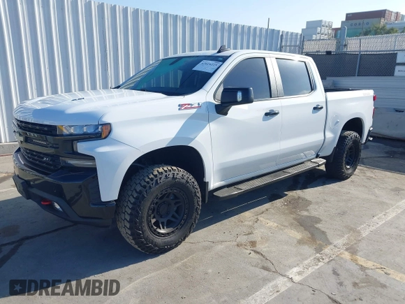 2021 Chevrolet Silverado 1500 LT Trail Boss with VIN 1GCPYFEL3MZ129400, listed as a IAAI auction lot 42024225 with 73,571 mi miles and . Bid and sale history available at DreamBid. Image 2.