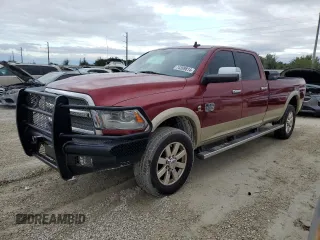 2014 Ram 2500 Laramie Longhorn with VIN 3C6UR5LL7EG155360, listed as a Copart auction lot 74399814 with 88,419 mi miles and Salvage title. Bid and sale history available at DreamBid. Image 1.