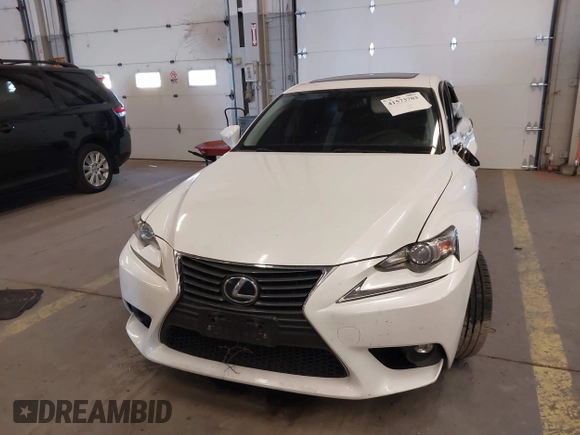 2015 Lexus IS 250 with VIN JTHBF1D27F5047352, listed as a IAAI auction lot 41573703 with 1 mi miles. Bid and sale history available at carsss.com. Image 11.