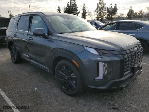2024 Hyundai Palisade XRT with VIN KM8R34GE2RU795609, listed as a Copart auction lot 43749475 with 20 mi miles and Salvage Title. Bid and sale history available at carsss.com. Image 4.