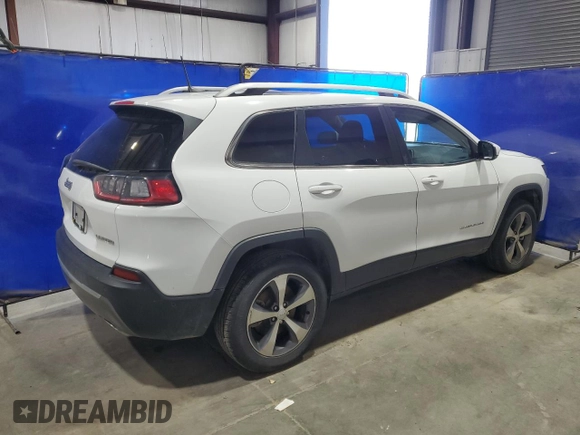 2021 Jeep Cherokee Limited with VIN 1C4PJMDX9MD181124, listed as a Copart auction lot 59313955 with 119,064 mi miles and Clean title. Bid and sale history available at DreamBid. Image 3.