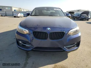2016 BMW 2 Series 228i with VIN WBA1F9C55GV742306, listed as a Copart auction lot 41801185 with 47,395 mi miles and Salvage Title. Bid and sale history available at carsss.com. Image 5.