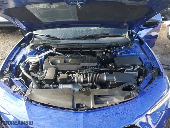 2023 Acura TLX w/A-Spec Package with VIN 19UUB6F50PA000930, listed as a Copart auction lot 44003555 with 34,016 mi miles and Salvage Title. Bid and sale history available at carsss.com. Image 11.