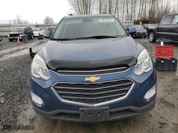 2016 Chevrolet Equinox LT with VIN 2GNFLFEK0G6145790, listed as a Copart auction lot 50222375 with 57,428 mi miles and Salvage Title. Bid and sale history available at carsss.com. Image 5.