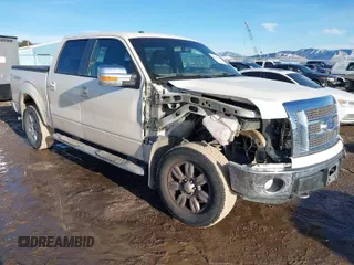 2009 Ford F-150 XL with VIN 1FTPW14V29FA77696, listed as a IAAI auction lot 41680153 with 105,527 mi miles. Bid and sale history available at carsss.com. Image 1.