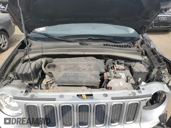 2017 Jeep Renegade Limited z VIN ZACCJBDB0HPF80051, wystawiony jako Copart lot #59008765 z przebiegiem 32 376 mil mil oraz Szkoda całkowita • Salvage title. Historia ofert i sprzedaży dostępna na DreamBid. Obrazek 11.