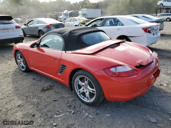 2008 Porsche Boxster S with VIN WP0CB29848U730980, listed as a Copart auction lot 71537074 with 5,454 mi miles and Salvage Title. Bid and sale history available at carsss.com. Image 2.