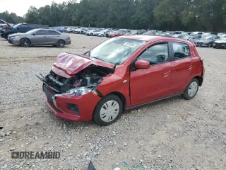 2023 Mitsubishi Mirage ES with VIN ML32AUHJ3PH004021, listed as a Copart auction lot 44393385 with 37,611 mi miles and Salvage title. Bid and sale history available at DreamBid. Image 1.