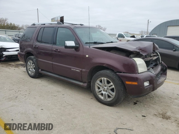 2007 Mercury Mountaineer Premier with VIN 4M2EU48877UJ14814, listed as a Copart auction lot 83023884 with 214,720 mi miles and Salvage Title. Bid and sale history available at carsss.com. Image 4.