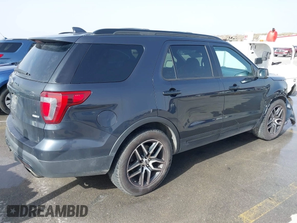 2017 Ford Explorer Sport with VIN 1FM5K8GT5HGC46345, listed as a IAAI auction lot 41732982 with 184,544 mi miles and . Bid and sale history available at carsss.com. Image 4.