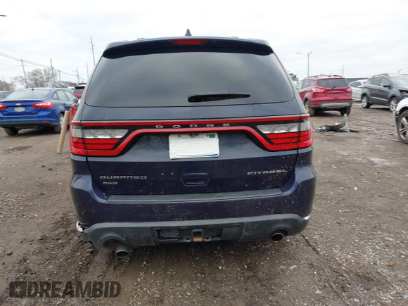 2014 Dodge Durango Citadel with VIN 1C4SDJET4EC543329, listed as a IAAI auction lot 41114870 with Not Provided miles and . Bid and sale history available at DreamBid. Image 15.