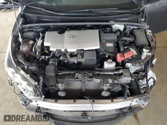 2022 Toyota Prius LE with VIN JTDKAMFP8N3213625, listed as a Copart auction lot 55500485 with 85,942 mi miles and Salvage title. Bid and sale history available at DreamBid. Image 11.